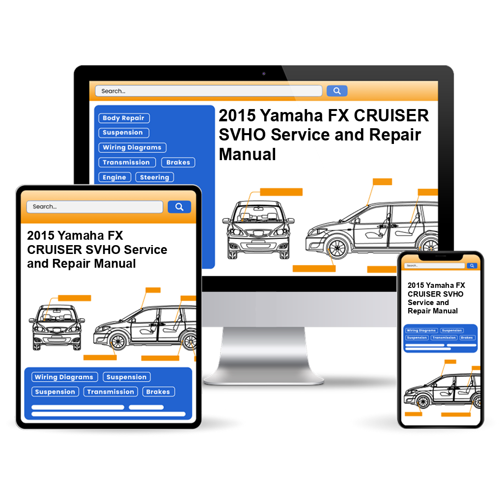2015 Yamaha FX CRUISER SVHO Service and Repair Manual