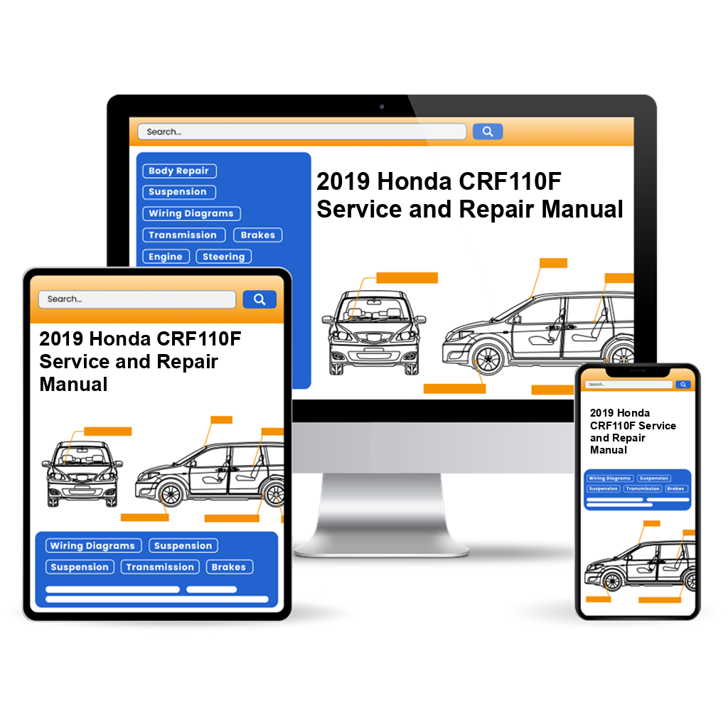 2019 Honda CRF110F Service and Repair Manual