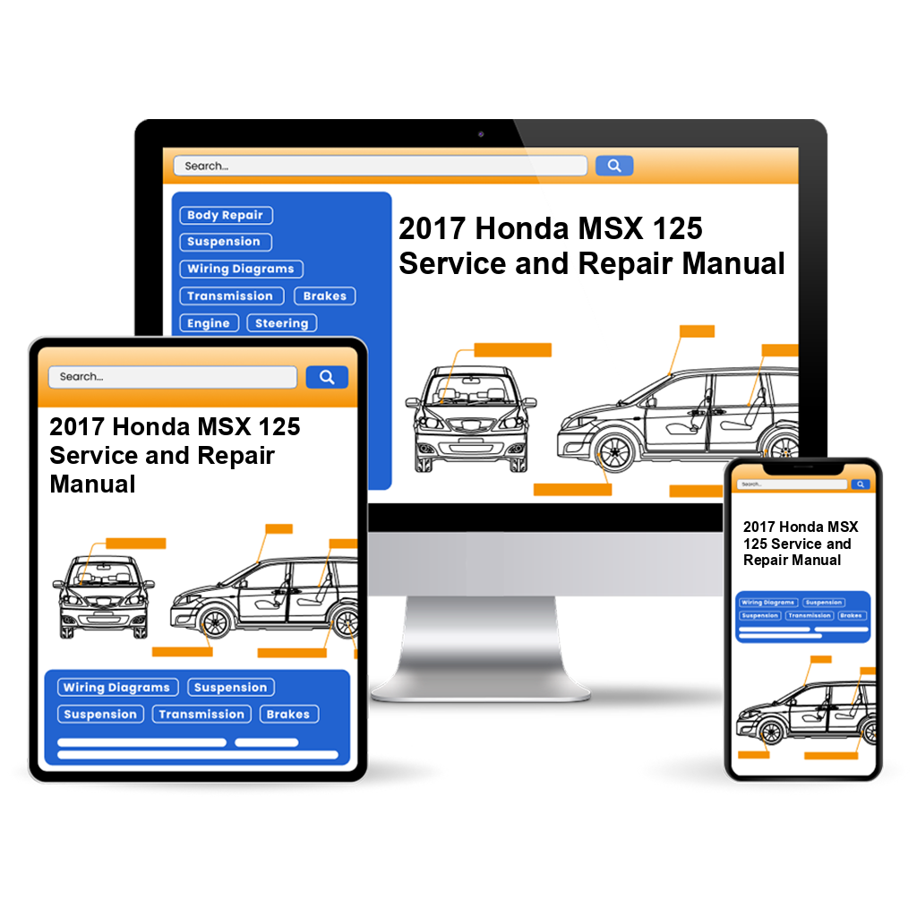 2017 Honda MSX 125 Service and Repair Manual