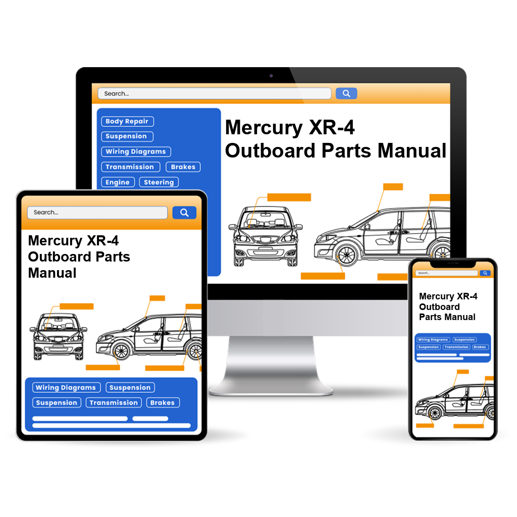 Mercury XR-4 Outboard Parts Manual