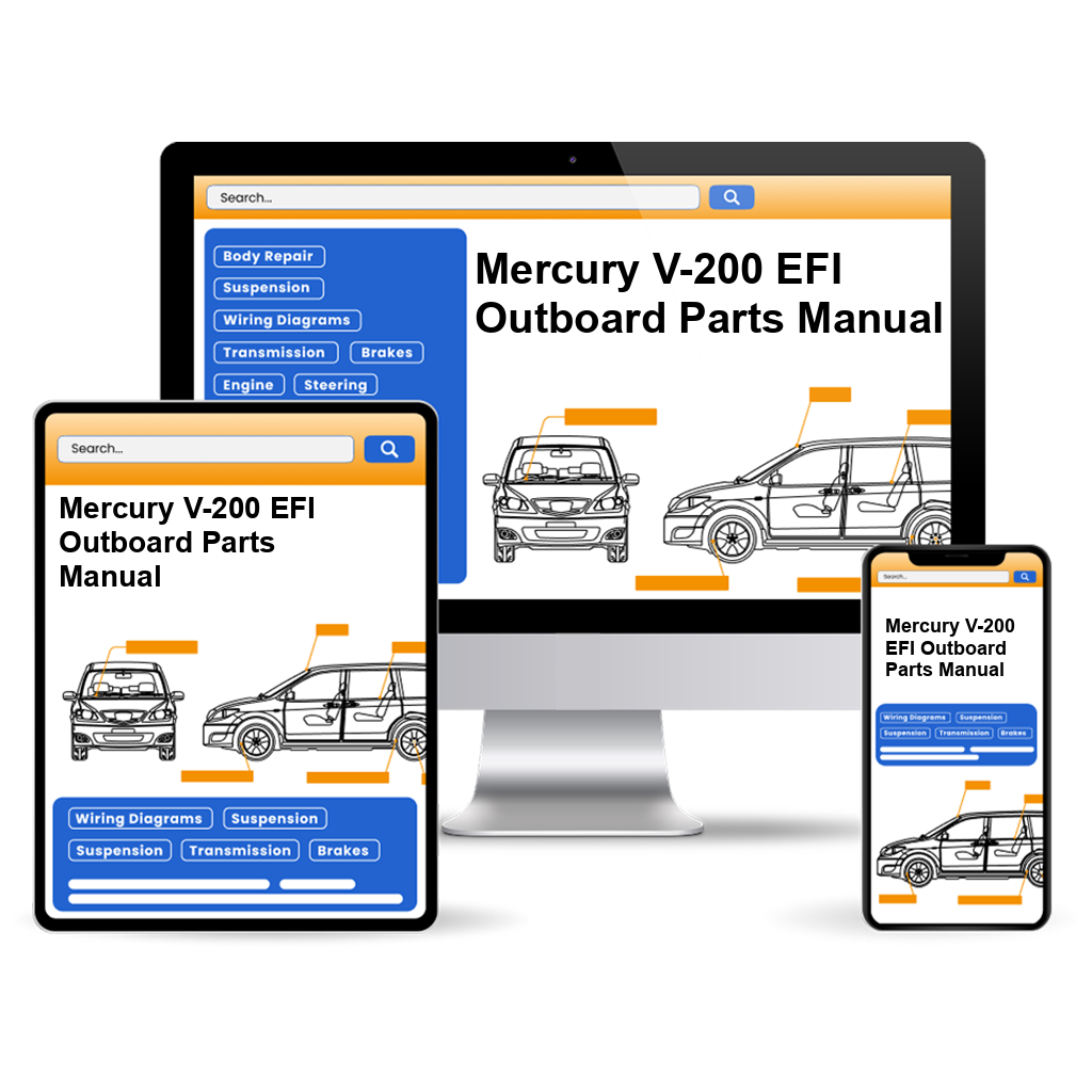 Mercury V-200 EFI Outboard Parts Manual