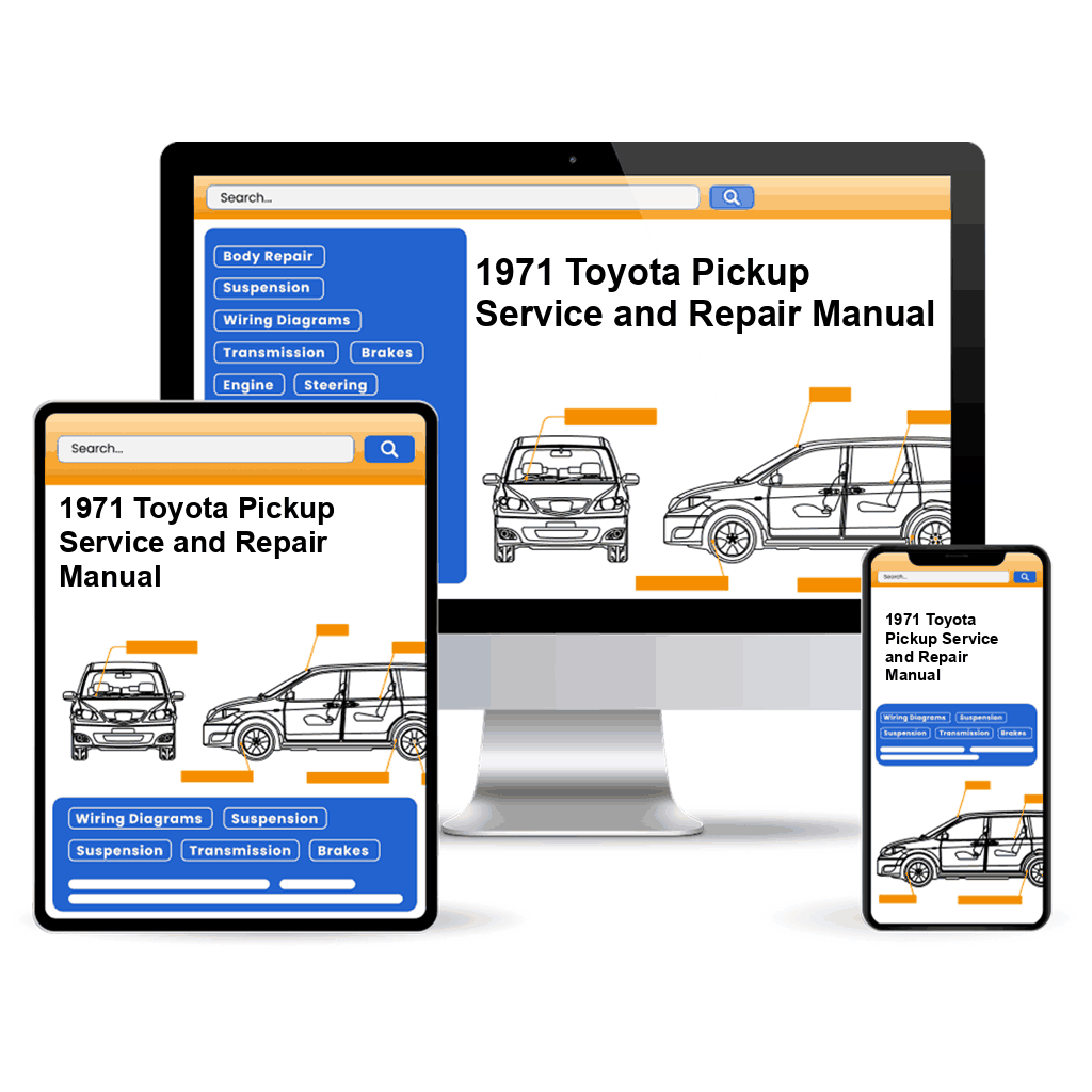 1971 Toyota Pickup Service and Repair Manual